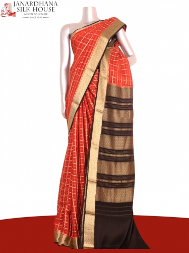 Pure Mysore Crepe Silk Saree